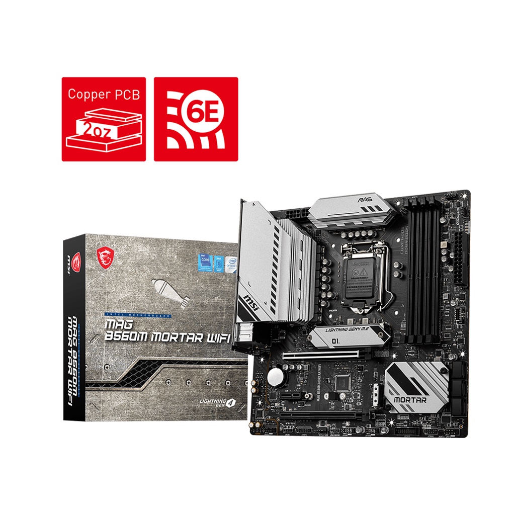 [近全新][免運]微星 MSI B560M MORTAR WIFI b560 主機板 matx