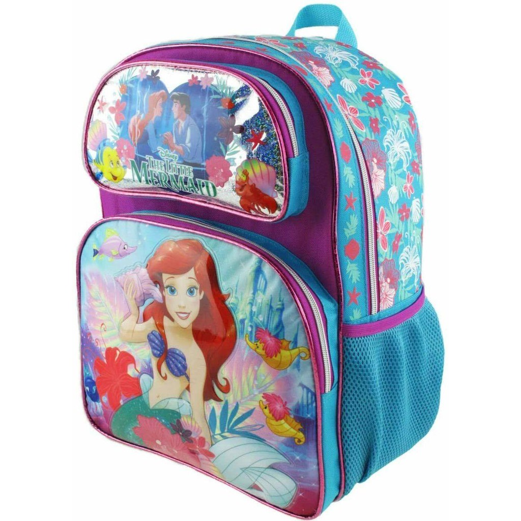 ❤️正版❤️美國迪士尼 MERMAID 小美人魚 ARIEL 愛麗兒 包包 兒童書包 背包 後背包 王子