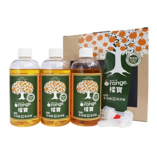 橘寶植萃蔬果洗淨劑 300ml 3瓶/1盒 陳月卿 大侑