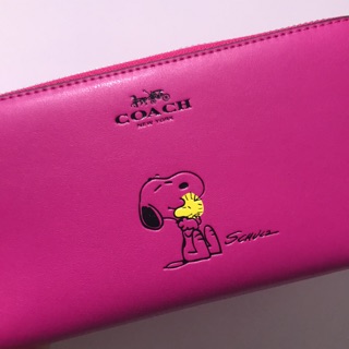 Coach x snoopy 長夾