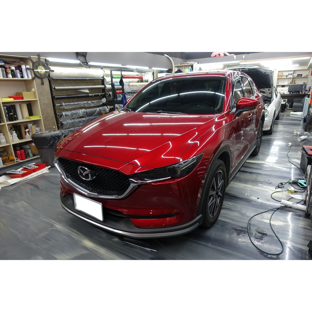 Mazda Cx5 內飾板髮絲黑貼膜中控貼膜b柱貼膜車燈貼膜熏黑車燈犀牛皮貼膜3m髮絲紋汽車貼膜汽車包膜