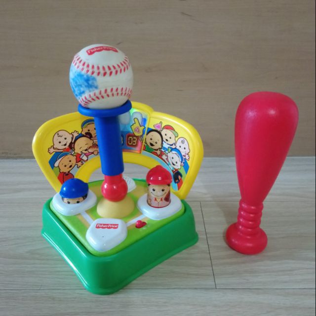 費雪二手棒球打擊玩具