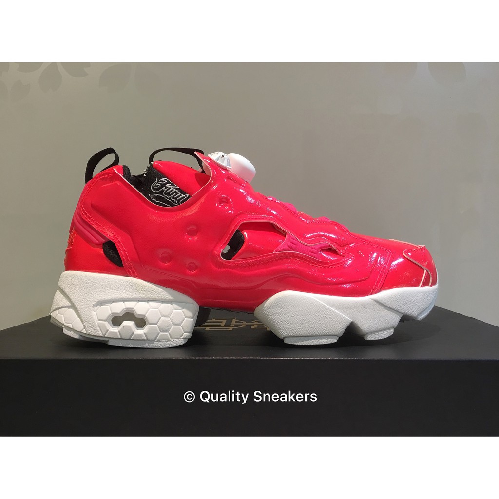 Quality Sneakers - Reebok Insta Pump Fury OB 亮皮 亮面 桃紅 女段