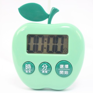 CATIGA 蘋果造型 正數計時器 ST-291 /一個入 倒數計時器 大銀幕 大音量 -信