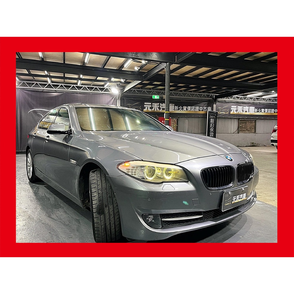 (168)正2011年出廠 F10型 BMW 5-Series Sedan 528i領航版 3.0 汽油 銀河灰