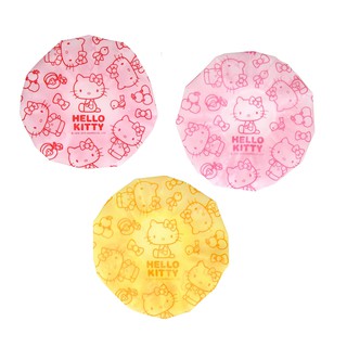 【Sanrio三麗鷗】Hello Kitty 防水浴帽-共3色 直徑28cm 台灣製