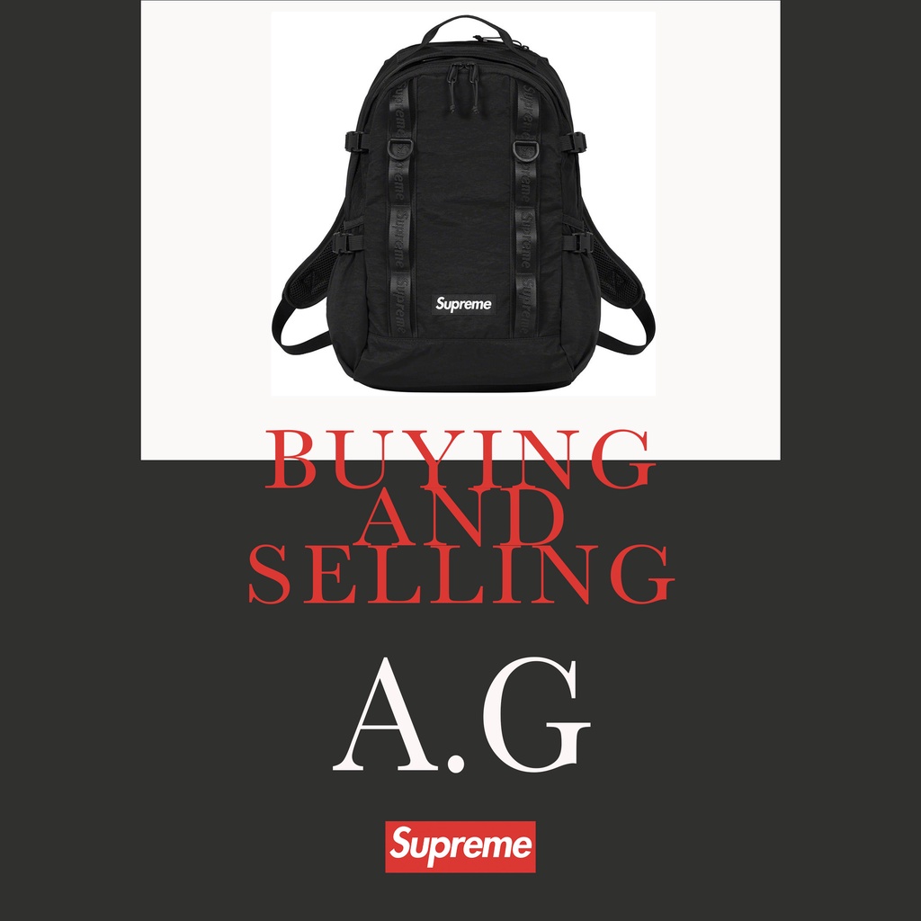 《A.G代購》Supreme 20FW Backpack 現貨 後背包 帆布後背包