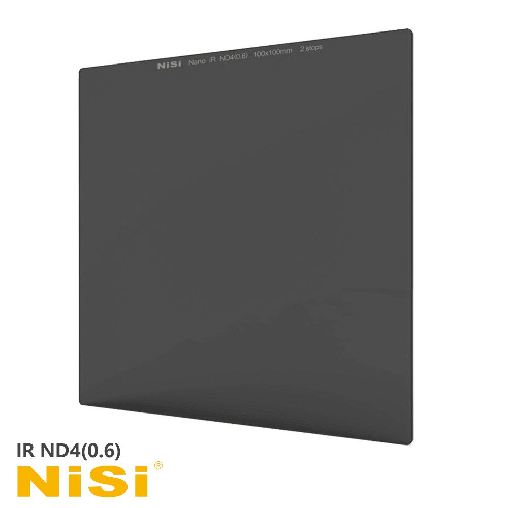 NiSi 耐司 IR ND4(0.6) 方型減光鏡 100x100mm-減2格 防水抗油抗刮