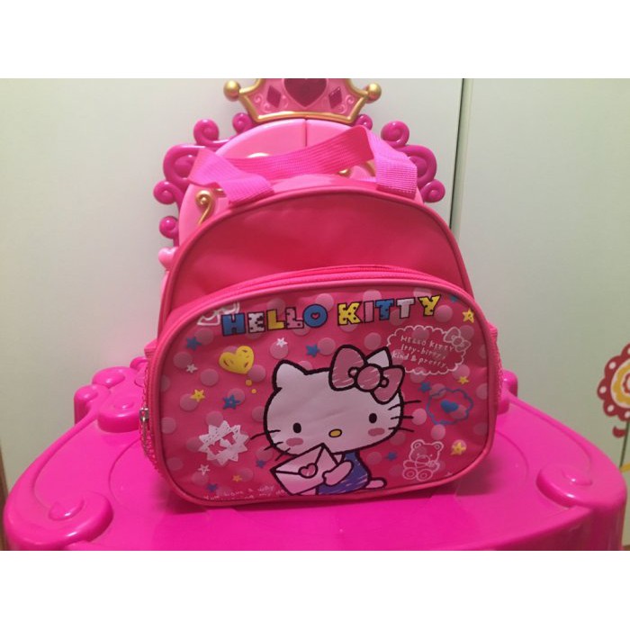 台灣出貨 現貨 Hello Kitty 三麗鷗 凱蒂貓 愛心 拉鍊 正版 雙層 手提袋 便當袋 水壺袋 188元