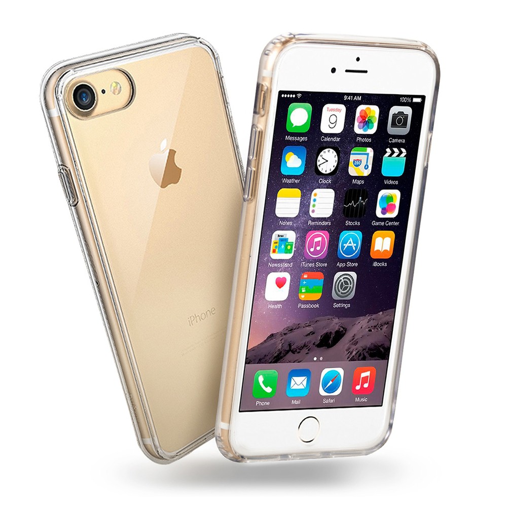aibo iPhone7/8 4.7吋 全透輕薄鏡頭保護增高防摔防刮殼 保護殼 透明殼 iPhone7 iPhone8