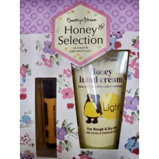 Country stream輕潤蜂蜜護手霜+天然蜂蜜唇膏組