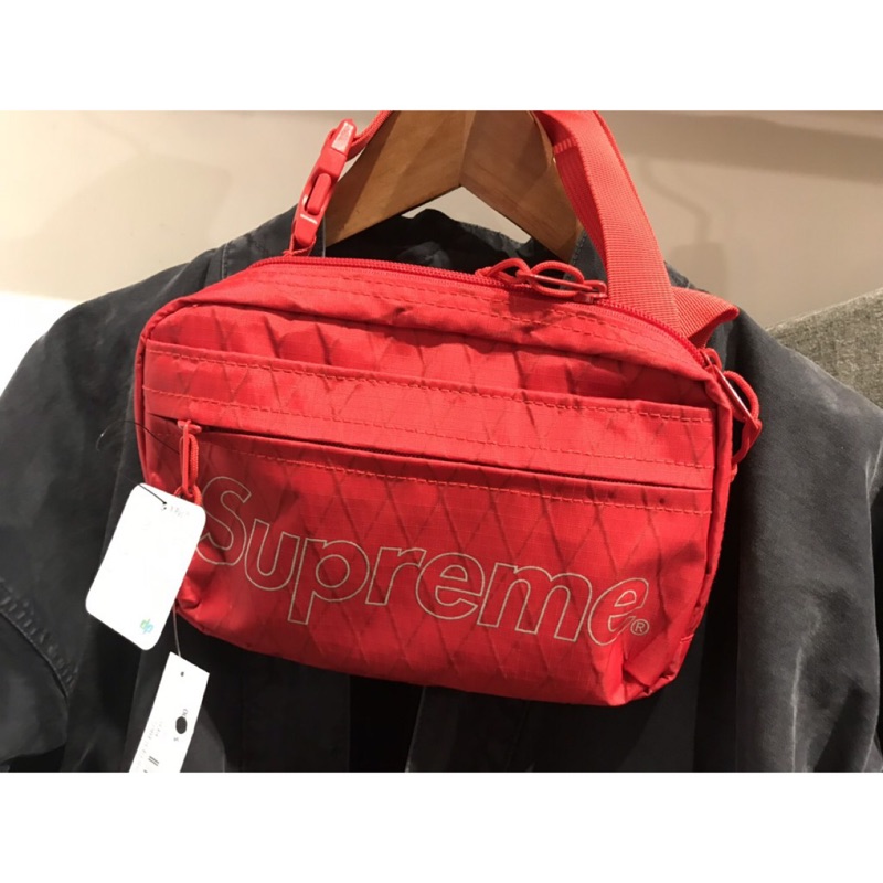 現貨 2018 FW SUPREME 45TH Shoulder Bag 肩包 紅色