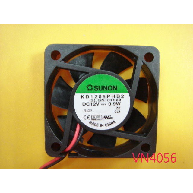 【全冠】SUNON建準 5公分風扇 5*5*1.5公分 DC12V0.9w.2線 KD1205PHB2 (vn4056)