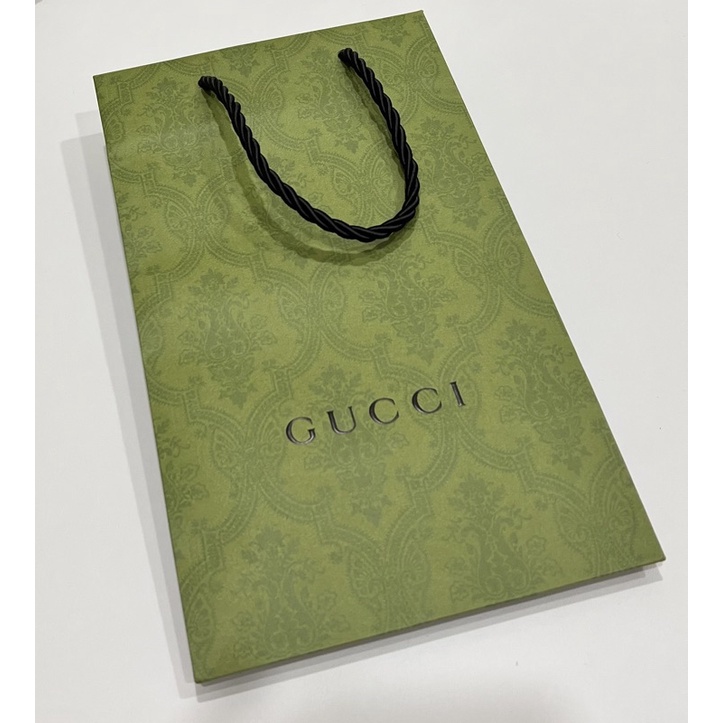 Gucci 紙袋（飾品、短長夾大小可裝的紙袋）