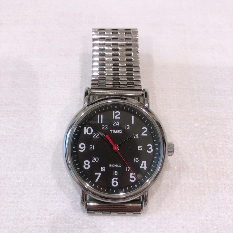 TIMEX 冷光錶盤文青風手錶