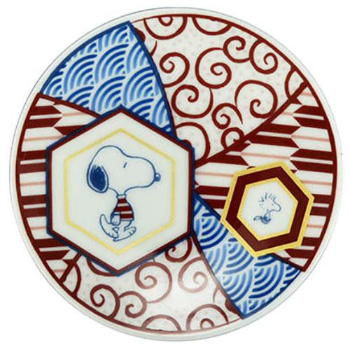 Snoopy青海波和風盤 日本製 蝦皮購物