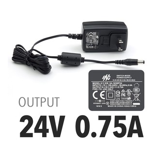 [配件]:Plustek掃描器電源線-24V/0.75A-ADF/攜帶式/書掃適用