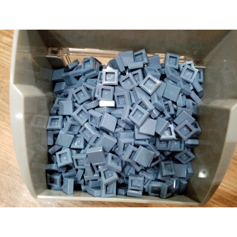 LEGO樂高全新零件3070  1x1平滑磚  砂藍色(Sand Blue)