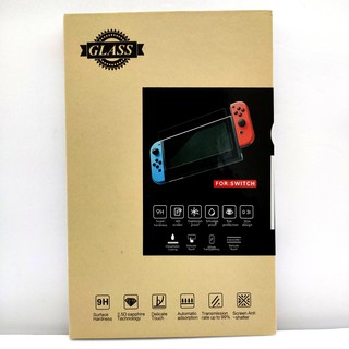 Switch 9H 螢幕保護貼1片 適 NS主機2017 鋼化膜 玻璃貼 高畫質 紙盒包裝 (OLED不適用) J27
