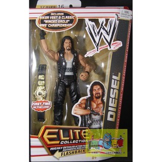 ☆阿Su倉庫☆WWE摔角 DIESEL ELITE 16 ACTION FIGURE 傳奇巨星最新精華版人偶公仔 熱賣中