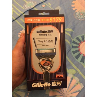 吉列Gillette刮鬍刀1刀架+5刀頭）