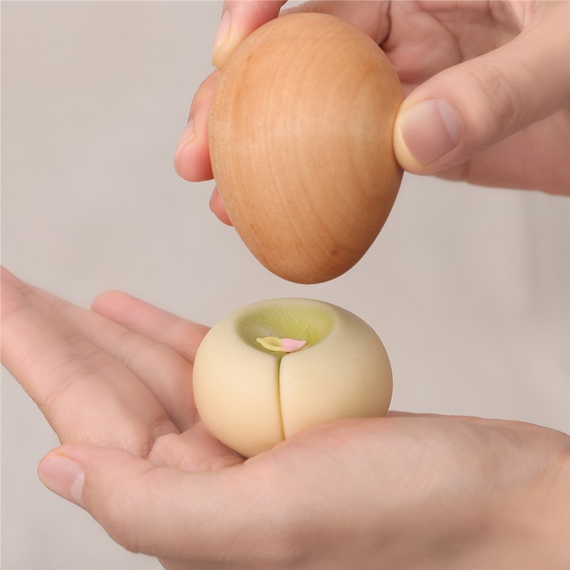 和果子工具｜日本和果子專用蛋形工具 和菓子專用木蛋 蛋型模具 壓坑專用 美學 和果子教學學習
