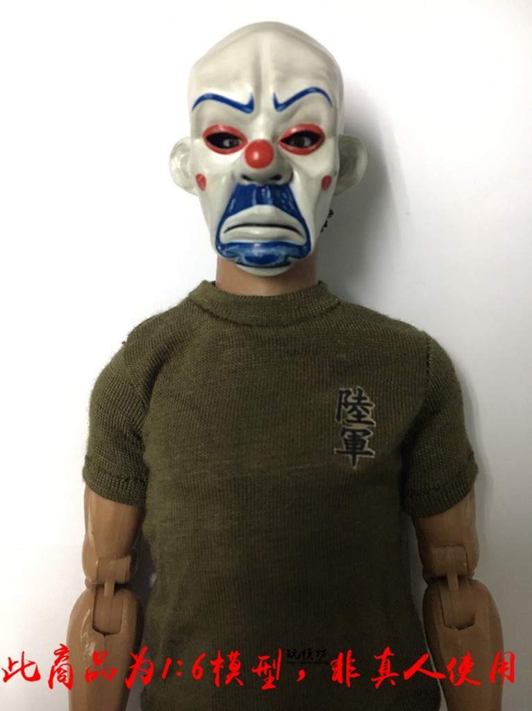 【玩模坊H-156】1/6 12吋 陸軍 台灣國軍 綠色 短袖T恤 內衣 模型