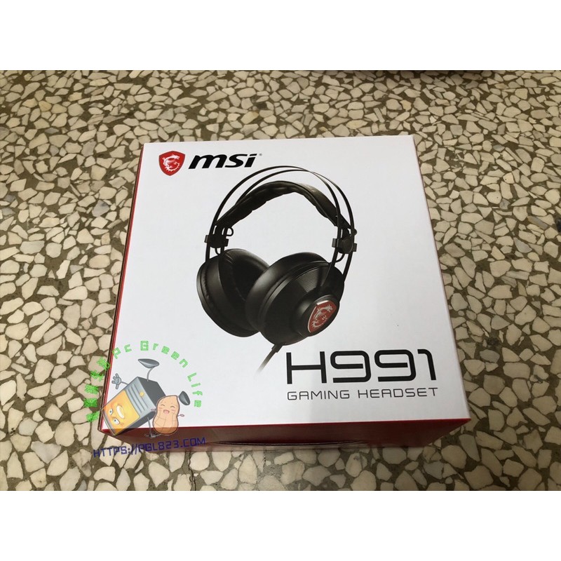 全新未拆封 MSI 微星 專業電競耳機 H991 S37-21000A1-V33