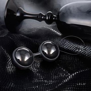 [送潤滑液跳蛋]瑞典LELO-Luna Beads NOIR露娜黑珍珠陰道後庭兩用球女帝情趣用品情趣成人 跳蛋拉珠 後廷