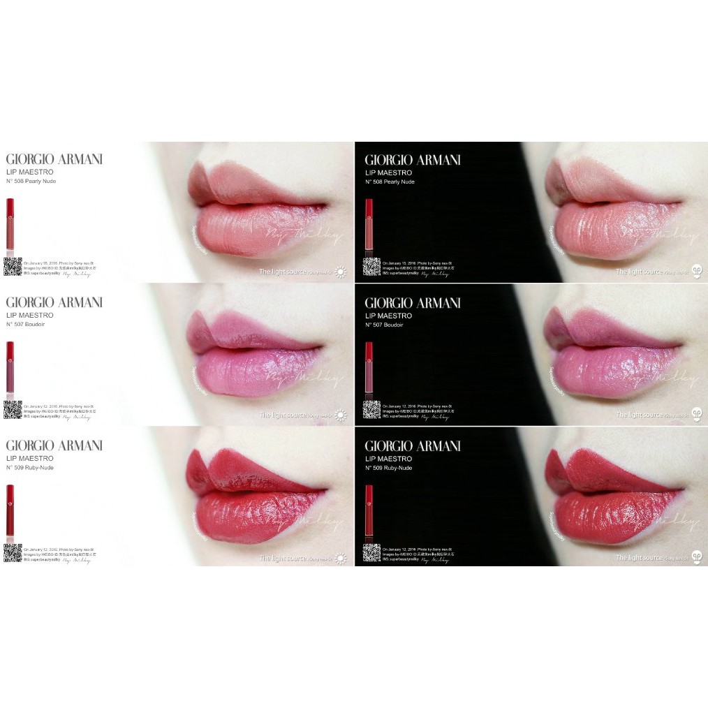 giorgio armani lip maestro 507
