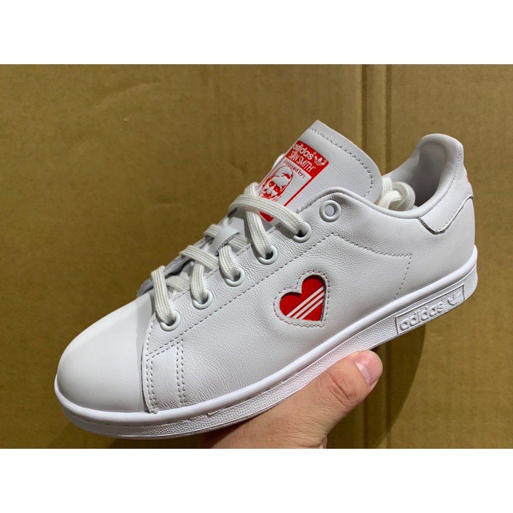 Adidas Stan Smith 女 休閒鞋 情人節 愛心 楊冪代言 白 百搭 G27893