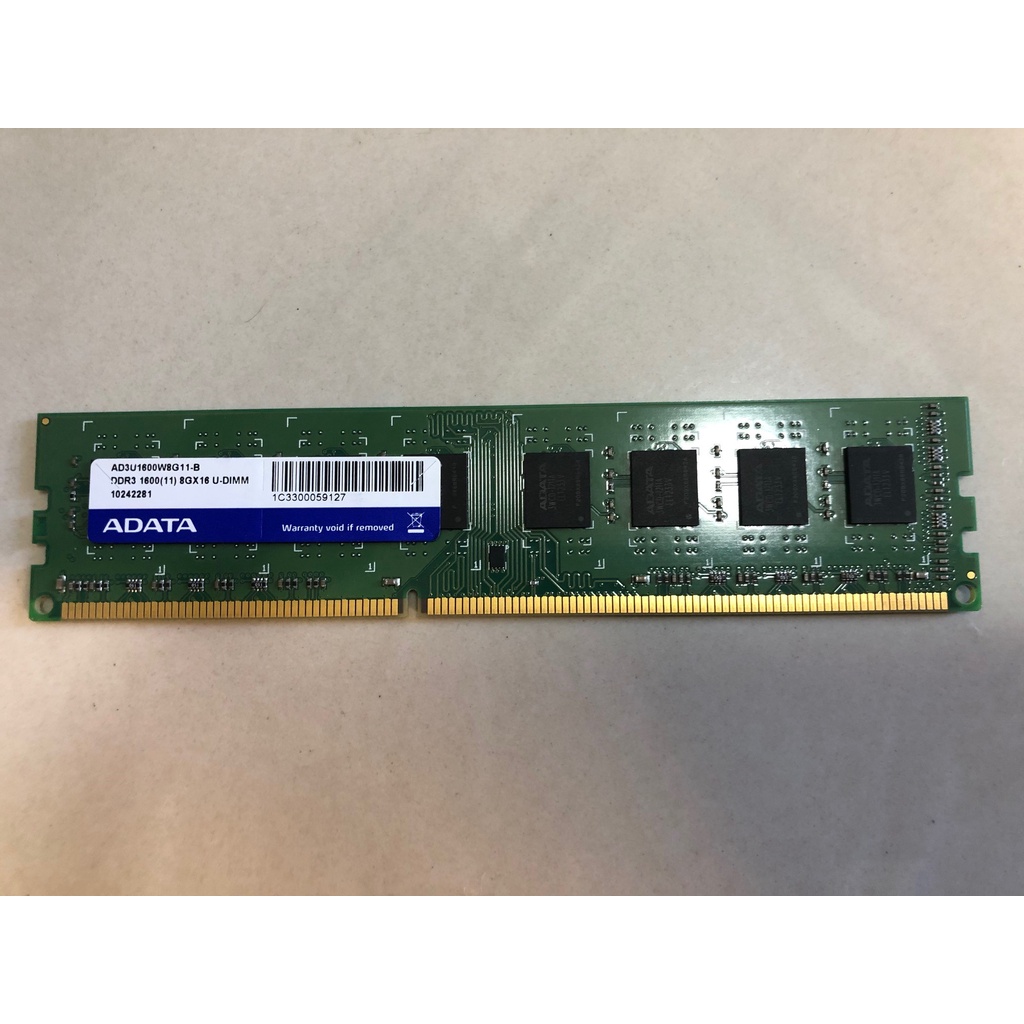威剛 ADATA DDR3 1600 8GB 記憶體