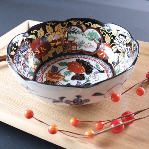 現貨 日本製 美濃燒 宮廷風 金彩牡丹 碗｜陶瓷碗 飯碗 餐具 湯碗 瓷碗 小碗 餐碗 碗盤 日式碗盤 富士通販