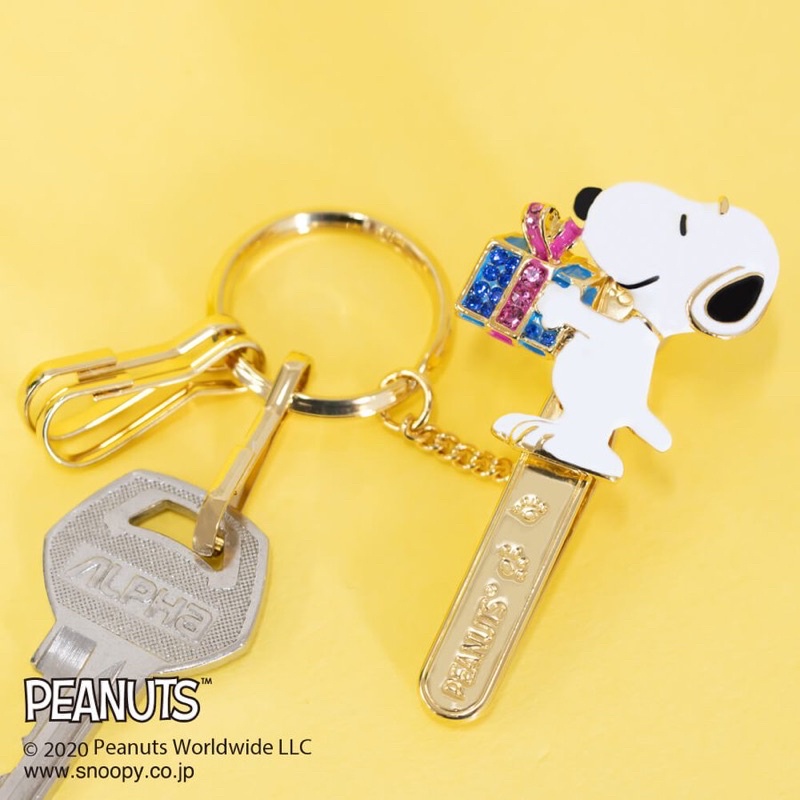日本正版 Snoopy 史努比 史奴比 包包鑰匙夾 夾式鑰匙圈 鎖圈 鑰匙圈 口罩夾 包包掛飾 包包吊飾 L