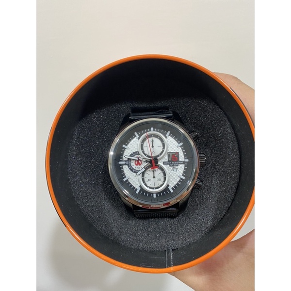 ［樂閣精品］T5 手錶 米蘭錶帶 美國潮牌 黑色 熊貓 精品 正品 飾品 石英錶 賽車錶