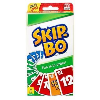 含稅附發票 Skip-Bo Card Game 接龍遊戲卡 Mattel 大世界桌遊 正版桌遊 實體店