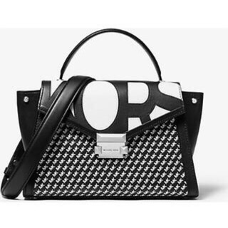 保證《專櫃全新正品》Michael Kors MK WHITNEY 手提包 週年紀念限量款(黑/白) 稀有