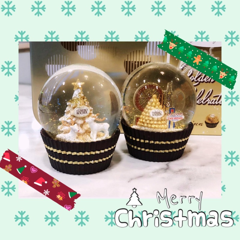 🦌🎄2019 金莎聖誕水晶球（ 一起買有優惠）✨