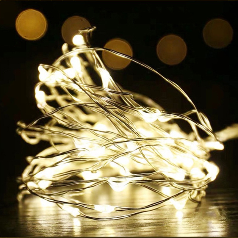 【爆款氣球】LED燈串銅線燈節日彩燈串電池盒耶誕節裝飾氣球波波球燈銅線燈串
