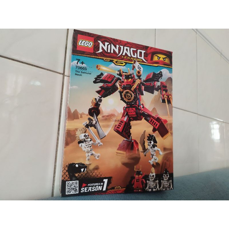 高雄 樂高 LEGO 70665 武士機械人 The Samurai Mech NINJAGO 忍者 全新未拆封 正版