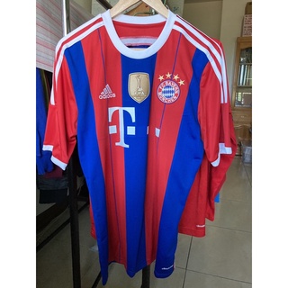 二手 1415 adidas bayern Munich home jersey 德甲 拜仁慕尼黑 主場球衣 含冠軍章