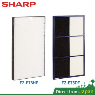 日本 夏普 sharp 空氣清淨機濾網 FZ-E75DF FZ-E75HF hepa 濾網 活性碳 濾網 HEPA濾網