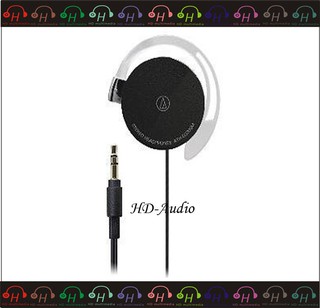 弘達影音多媒體 鐵三角 Audio-technica ATH EQ300M 黑色 耳掛式耳機 薄型耳機輕量 公司貨
