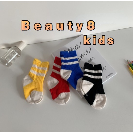超值超低寶寶襪子 韓國風格男女兒童中筒襪 短襪 雙槓學生襪純棉春秋薄款 0-5歲