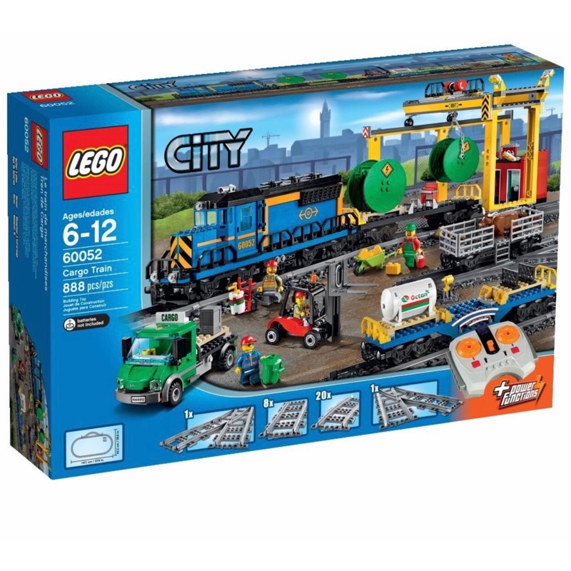樂高 60052 城市系列 遙控 電動 貨運火車 - LEGO Cargo Train -