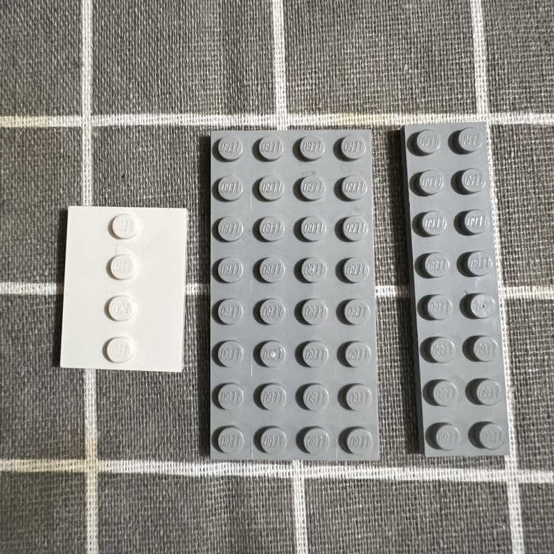 lego 零件合售 灰色 白色薄版