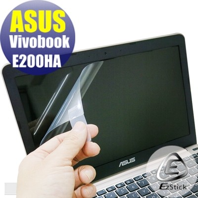 【Ezstick】ASUS Vivobook E200HA 專用 靜電式筆電LCD液晶螢幕貼 (可選鏡面或霧面)