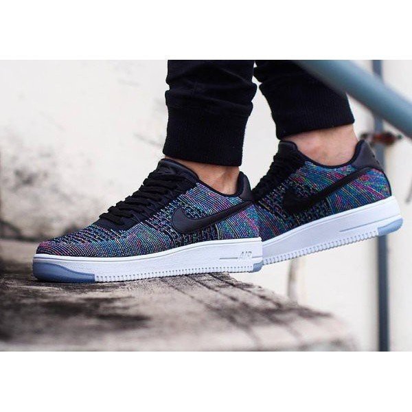 nike air force 1 flyknit multicolor low