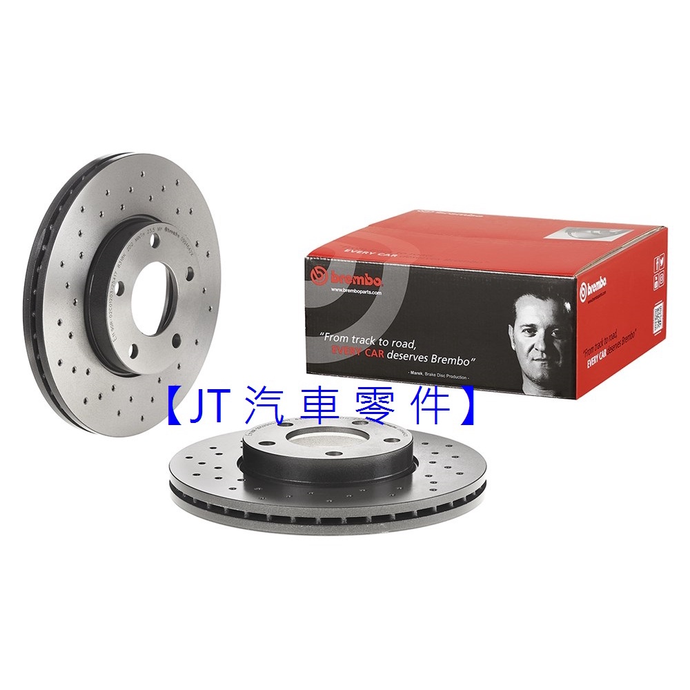 【JT汽材】馬自達 MAZDA5 馬5 前輪 煞車盤 打孔 BREMBO 碟盤 278X25 全新品