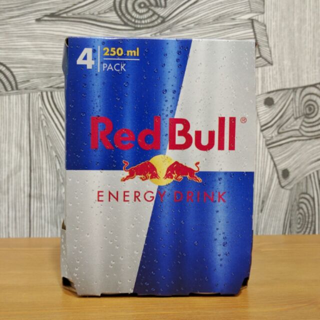 Red Bull 紅牛能量飲料250ml*4罐入/現貨共有6組